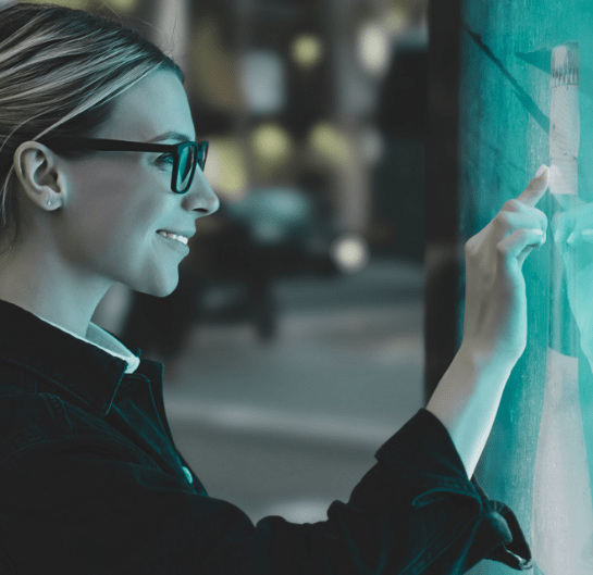 Professional accessing Citeline's Custom Solutions suite for analytics and data visualization.