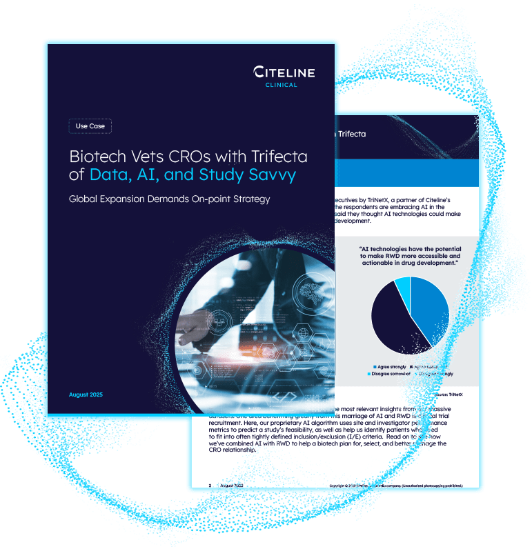 PDF preview of the Biotech Vets CROs with Trifecta of Data, AI, and Study Savvy use case.