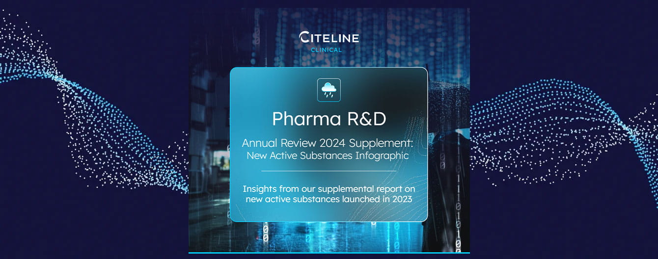 Infographic Banner for Pharma R&D Annual Review 2024 Supplement NAS Infograpic