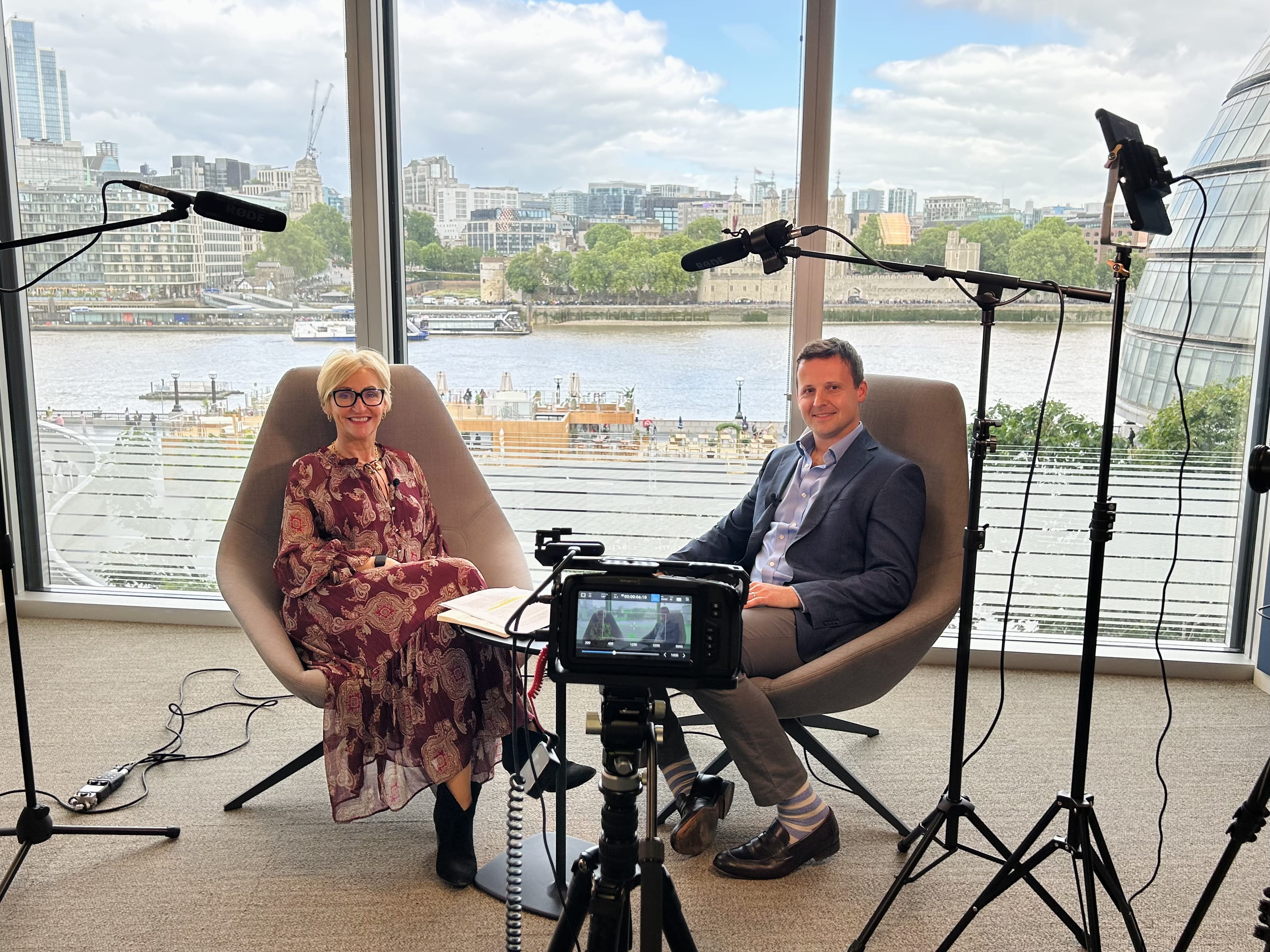 Claire Riches and Daniel Chancellor.